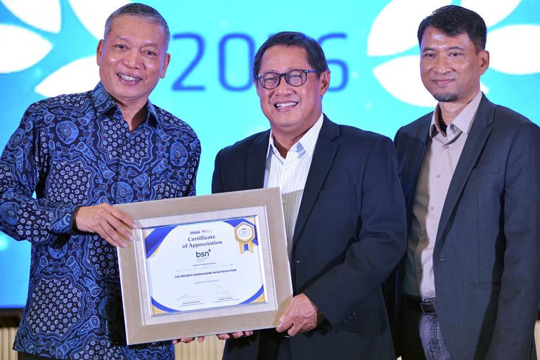 BSN memborong 17 penghargaan SLE setelah melalui proses penilaian yang dilakukan oleh MRI (Marketing Research Indonesia) kepada sejumlah bank di Indonesia dan mengantarkan BSN masuk dalam kelompok Top 10 Bank on SLE. Hasil SLE ini menunjukkan masyarakat sebagai pelanggan bank telah memberikan respon positif atas pelayanan, keamanan dan produk bank yang diberikan dengan tingkat kepuasan tinggi dan BSN telah diterima oleh pasar dalam hal ini masyarakat sebagai nasabah atau pelanggan BSN secara positif.
