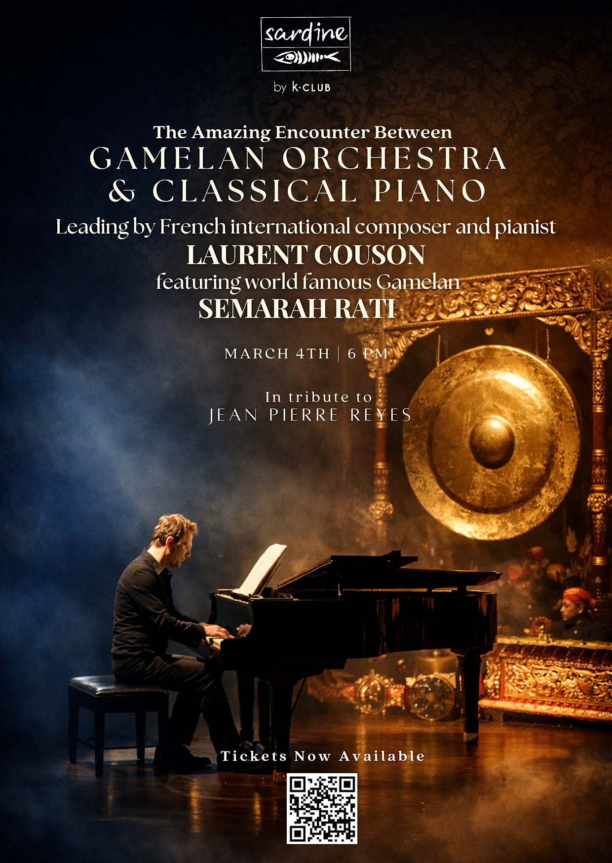 Sardine by K Club Gelar Orkestra Budaya Sebagai Penghormatan untuk Jean Pierre Reyes