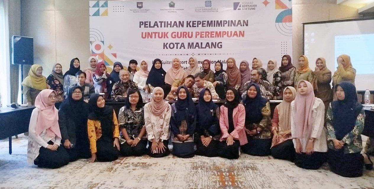 Universitas Paramadina Bersama KAS Selenggarakan Pelatihan Kepemimpinan Guru Perempuan di Kota Malang