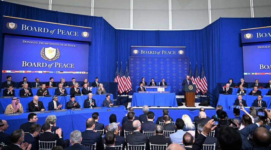 Presiden Prabowo Hadiri Inaugural Meeting Board of Peace di Washington D.C.