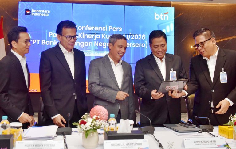 BTN sukses mencatatkan pertumbuhan laba bersih mencapai 22,6% secara tahunan (year-on-year/yoy) menjadi Rp1,1 triliun per kuartal I/2026 ditopang berbagai langkah transformasi, inovasi, serta dukungan solid Pemerintah untuk industri pembiayaan perumahan nasional.