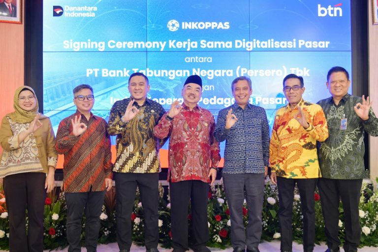 BTN memperluas ekspansi bisnis ke ekosistem koperasi pasar melalui kolaborasi strategis bersama INKOPPAS guna mendorong digitalisasi, inklusi keuangan, serta akses pembiayaan bagi pedagang pasar tradisional.